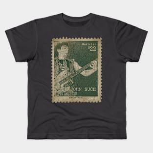 Engraved Vintage Style - Alec John Such Kids T-Shirt